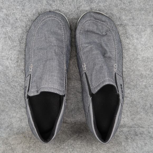 Crocs Shoes Mens 10 Casual Slip On Santa Cruz Playa Sneaker Lifestyle Gray Comfy main image 6